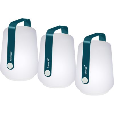 Комплект настольных ламп Set Of 3 Balad H12 Acapulco Blue (112734880)