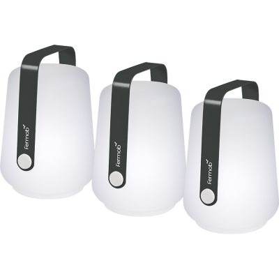 Комплект настольных ламп Set Of 3 Balad H12 Antracite (112734879)
