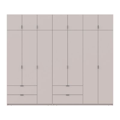 Комплект Шкафов Лукас с антресолью 3+4 ДСП 280х50х240 Кашемир, Кашемир (1271485209) дешево