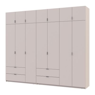 Комплект Шкафов Лукас с антресолью 3+4 ДСП 280х50х240 Кашемир, Кашемир (1271485209) недорого