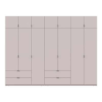 Комплект Шкафов Лукас с антресолью 3+4 ДСП 315х50х240 Кашемир, Кашемир (1271485221) дешево