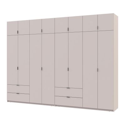 Комплект Шкафов Лукас с антресолью 4+4 ДСП 320х50х240 Кашемир, Кашемир (1271485225) недорого