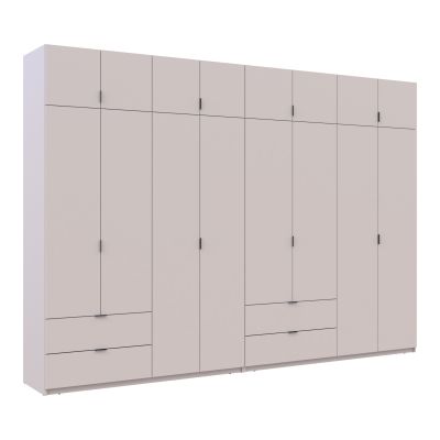Комплект Шкафов Лукас с антресолью 4+4 ДСП 340х50х240 Кашемир, Кашемир (1271485229)