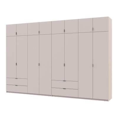 Комплект Шкафов Лукас с антресолью 4+4 ДСП 360х50х240 Кашемир, Кашемир (1271485233) недорого