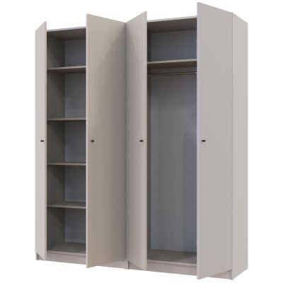 Комплект Шкафов Promo с полками 2+2 ДСП 180х48х204 Кашемир (1271483399) с доставкой