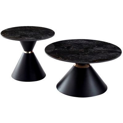 Комплект журнальных столов Borg Bass Black Glossy (1011489686)