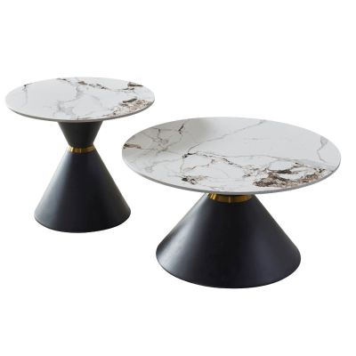 Комплект журнальных столов Borg PP White Glossy (1011489687)