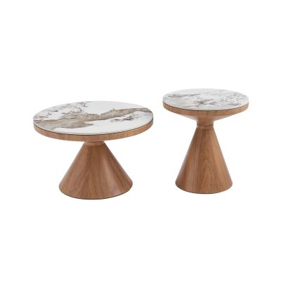 Комплект журнальных столов Crown wood Pandora Glossy (1011489684) недорого