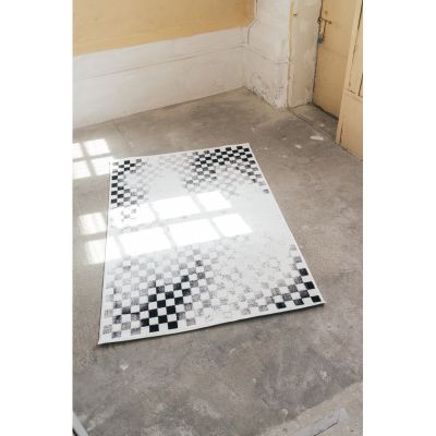 Килим Checkerboard Чорний, 165x240 (1641458714) недорого
