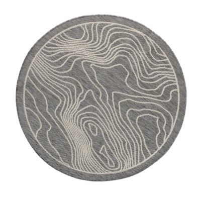 Ковер Пейзажная аллея Серый, 200x200 (1641458777)