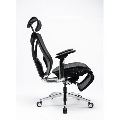 Кресло ADAPWORK S1 Mesh Pro Max Senior ErgoChair Platinum Deep Black (1061205566) с доставкой