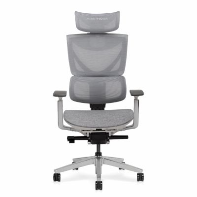 Крісло ADAPWORK S3 Pro Senior ErgoChair Platinum Smoky Grey (1061485429) недорого
