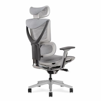 Крісло ADAPWORK S3 Pro Senior ErgoChair Platinum Smoky Grey (1061485429) с доставкой