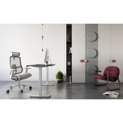 Крісло ADAPWORK S4 Mesh Senior ErgoChair Alpine Grey (1061023934) дешево