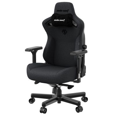 Крісло геймерське Anda Seat Kaiser 3 XL Linen Dark Grey (871485964) недорого