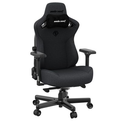 Крісло геймерське Anda Seat Kaiser 3 XL Linen Dark Grey (871485964)