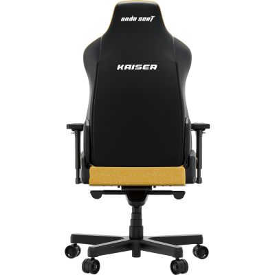 Кресло геймерское Anda Seat Kaiser 3E XL Linen Bright yellow (871488088) с доставкой