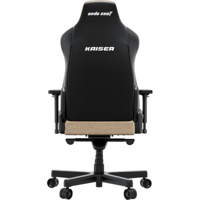 Крісло геймерське Anda Seat Kaiser 3E XL Linen Dark beige (871488091) с доставкой