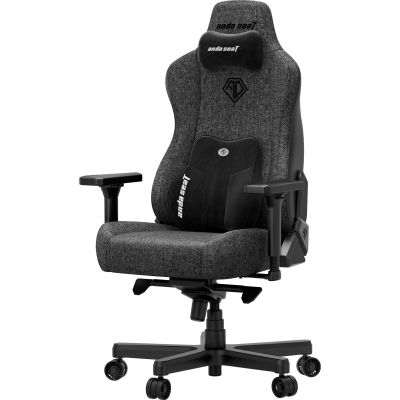 Кресло геймерское Anda Seat Kaiser 3E XL Linen Dark Grey (871486393) недорого