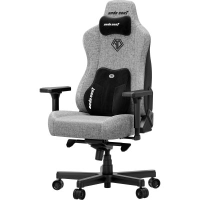 Крісло геймерське Anda Seat Kaiser 3E XL Linen Grey (871486394) недорого