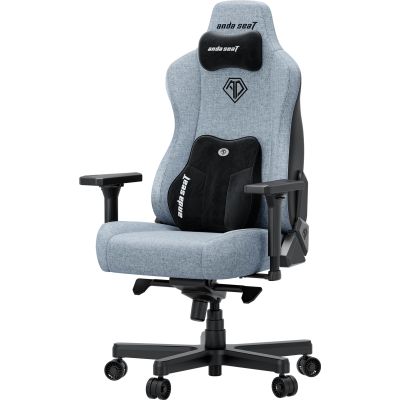 Кресло геймерское Anda Seat Kaiser 3E XL Linen Grey blue (871488093) недорого