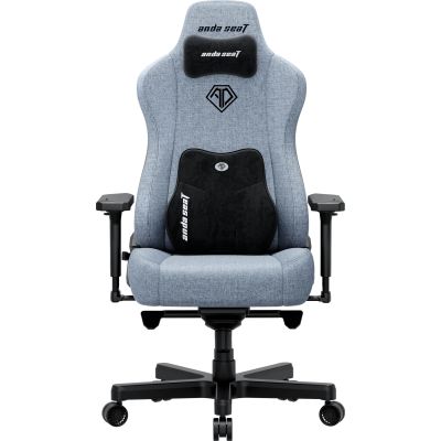 Кресло геймерское Anda Seat Kaiser 3E XL Linen Grey blue (871488093) дешево
