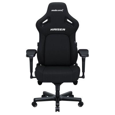 Крісло геймерське Anda Seat Kaiser 4 Size L Linen Fabric Black (871470380) недорого