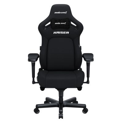 Крісло геймерське Anda Seat Kaiser 4 Size L Linen Fabric Black (871470380)
