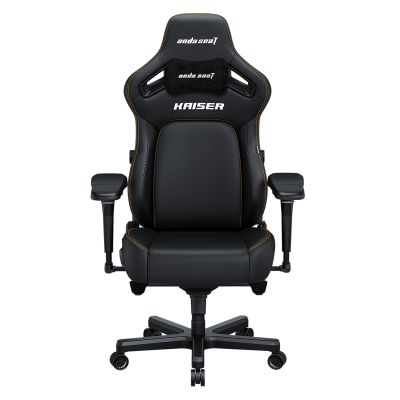 Кресло геймерское Anda Seat Kaiser 4 Size L Premium PVC Black (871470372) недорого