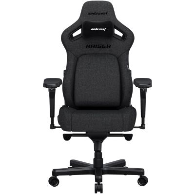 Кресло геймерское Anda Seat Kaiser 4 Size XL Linen Fabric Dark Grey (871485910) недорого
