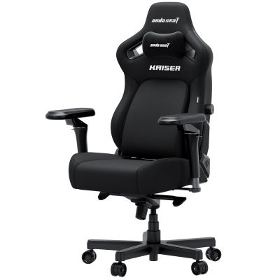 Кресло геймерское Anda Seat Kaiser 4 V2 Size XL Linen Fabric Black (871488833) недорого