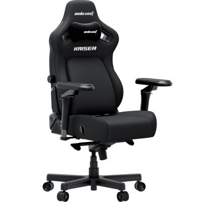 Кресло геймерское Anda Seat Kaiser 4 V2 Size XL Linen Fabric Black (871488833)