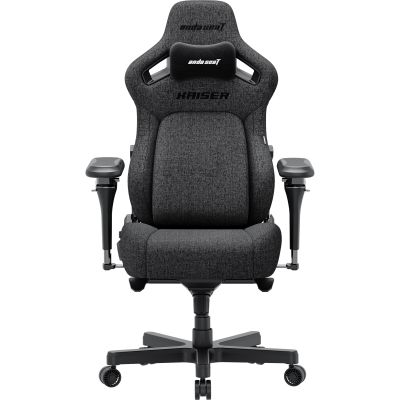 Кресло геймерское Anda Seat Kaiser 4 V2 Size XL Linen Fabric Dark Grey (871488835) с доставкой