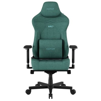 Крісло геймерське Hator Arc 2 Fabric Чорний, Emerald (781470327) недорого