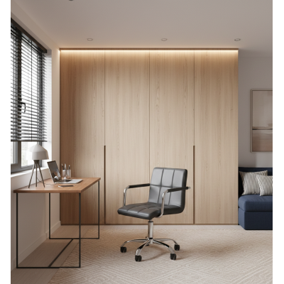 Крісло HATTA Dublin Arm Eco Темно-сірий (44512970) с доставкой