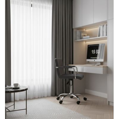 Крісло HATTA Dublin Arm Velvet Темно-сірий (44515246) дешево