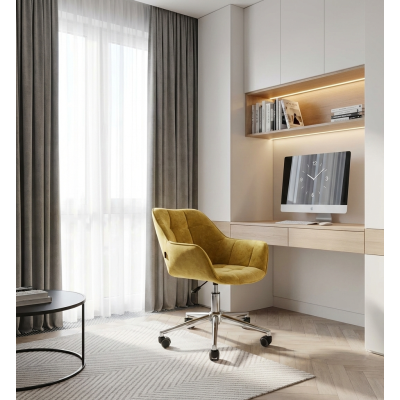 Крісло HATTA Soft Velvet Муштард (441205788) недорого