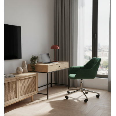 Крісло HATTA Soft Velvet Темно-зелений (441205787) с доставкой