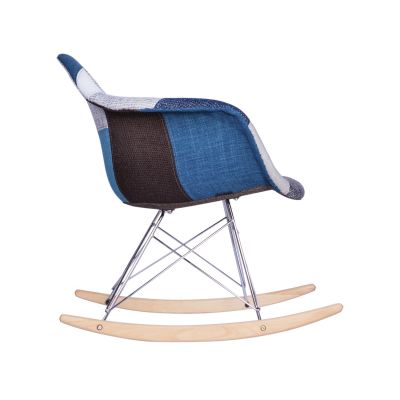 Крісло гойдалка HATTA Bryan Wood Arm Patchwork 3 (44478923) дешево