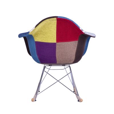 Крісло гойдалка HATTA Bryan Wood Arm Patchwork 1 (44478922) с доставкой