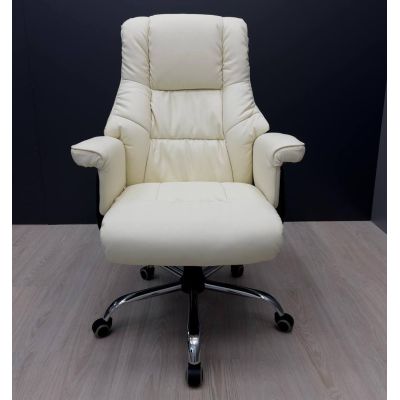 Крісло Конгрес Хром Білий (481380898) недорого