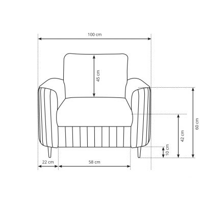 Кресло мягкое LAREN Castel 15 (132987555) с доставкой
