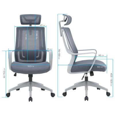 Кресло OfficePro Harmony OC310 Grey (1311485912) дешево