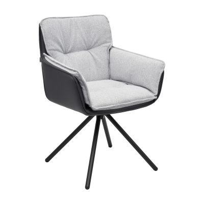 Крісло поворотне Rasmus LC 360 Solid 83, Чорний (1011099716)