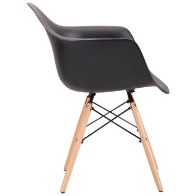 Кресло Salex PL Wood Черный (08371246) с доставкой