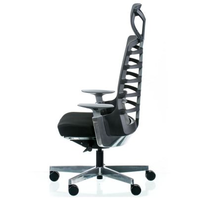 Крісло Spinelly Black fabric, Metallic mash (26351049) дешево