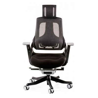 Крісло Wau Black fabric, Charcoal network (26190133) недорого