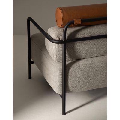 Крісло Weekend Leather Austin 18 Grey, Екошкіра Коричневий, Чорний 9005 (601014347) с доставкой