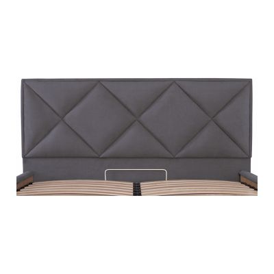 Кровать Лидс Комфорт Мисти Dk. Grey, 180x200 (48670700) с доставкой