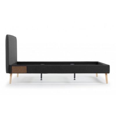 Кровать LYDIA 150x190 Темно-сірий, 150x190 (90916239) дешево